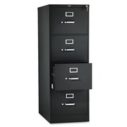 Hon 18-1/4" W 4 Drawer File Cabinet, Black, Legal H514C.P.P